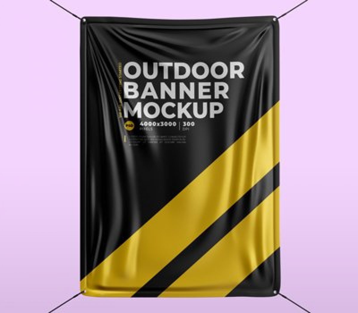 Bâche et banderole publicitaire